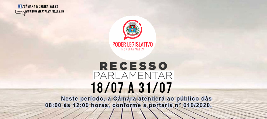 CÂMARA ENTRA EM RECESSO LEGISLATIVO DE 18 A 31 DE JULHO