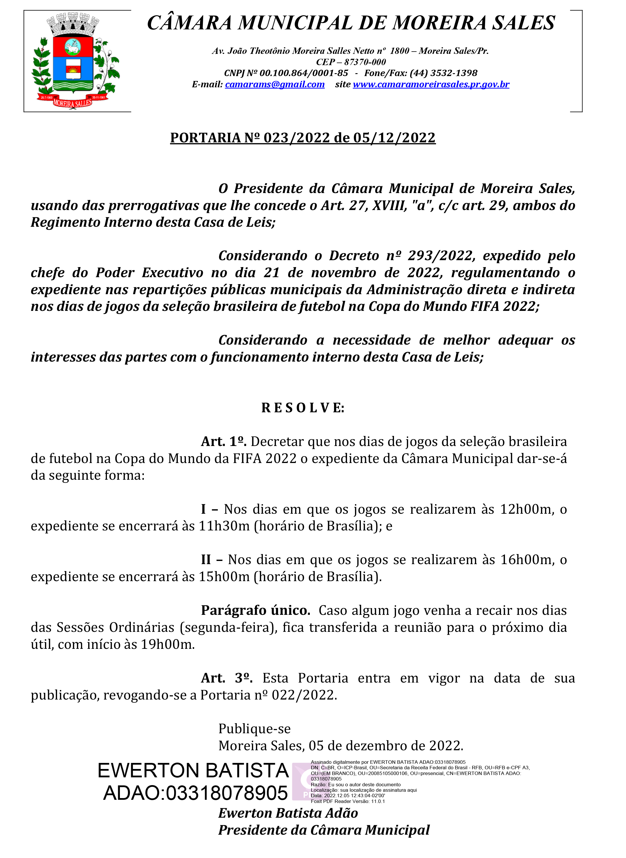 SESSÃO ORDINÁRIA DA CÂMARA SERÁ AMANHÃ, TERÇA-FEIRA 